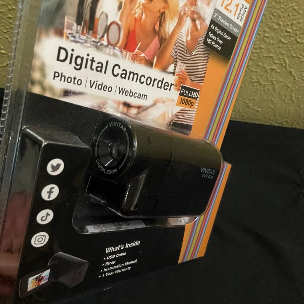 Vivitar Digital Camcorder - 12.1MP Full HD 1080p